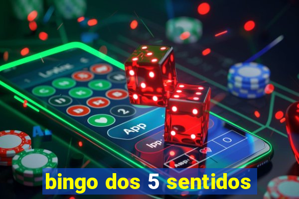 bingo dos 5 sentidos